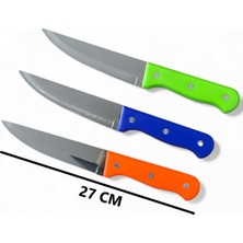 Güzelyüz Avm Plastik Saplı Mutfak Bıçağı 1. Sınıf Bıçak 27CM Sebze Meyve Et Bıçağı 1 Adet