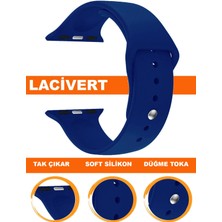  apple watch uyumlu seri 1/2/3/4/5/6/se/7/8/9 - 42/44/45/49mm silikon saat kordonu kayışı app-s02
