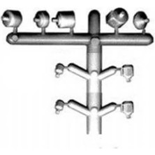 Schulcz 1731001-5 1/100 Ölçek, Elektrik Motorları -Beyaz -1,60/6,