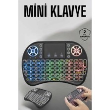 Ucuz Tekno Işıklı Kablosuz Mini Q Klavye Tüm Cihazlara Uyumlu