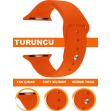  apple watch uyumlu seri 1/2/3/4/5/6/se/7/8/9 - 42/44/45/49mm silikon saat kordonu kayışı app-s03