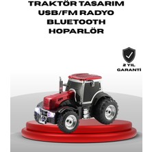 Daniska Traktör Tasarımlı Bluetooth Hoparlör USB Tf Aux Fm Radyo