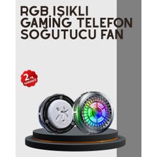 Zero Land Hnrlishp Rgb  Telefon Fanı Sessiz Soğutucu Tüm Akıllı Telefonlara Uygun