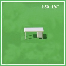 Schulcz 552021 1/50 Ölçek, Ofis Masası -Dikdörtgen-Çekmeceli-Beya