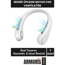Armoris Yeni Nesil Taşınabilir Şarjlı Güçlü Yüksek Kaliteli Sessiz Hava Soğutucu Üflemeli Boyun Vantilatör