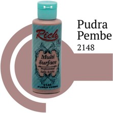 Aesco Rich Multi Surface 2148 Pudra Pembe Akrilik Boya 120 cc
