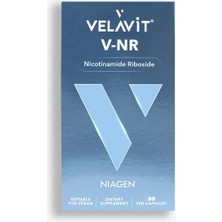 Velavit V- nr - Patentli Nad Öncülü Nikotinamid Ribosid - Longevity - 30 Kapsül - Dezenfektan Hediyeli (%72 Alkol)