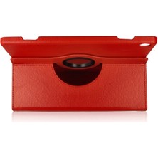 Ne Verelim Size Buğz Lenovo M10 X505F Kılıf 360 Tablet Deri Kılıf - Kırmızı