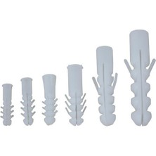 Aesco Plastik Dubel Beyaz 12 mm ( 50 Adet )