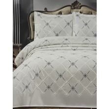 Çeyiz Merkezi Melisa Nakışlı Şönil 3 Parça Pike Takımı – Çift Kişilik ( Kutulu)