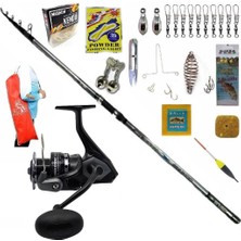 Okuma Wave Power 6000 420CM 70-250GR Oslo Crome Profesyonel Sazan Kıyı Olta Takımı Seti