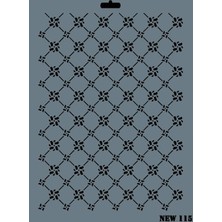 Aesco Rich New Seri N-115 Stencil 35X25 cm