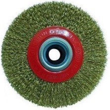 Aesco Hawk 10103 Daire Fırça Sarı Telli 125X25 mm