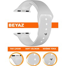  apple watch uyumlu seri 1/2/3/4/5/6/se/7/8/9 - 42/44/45/49mm silikon saat kordonu kayışı app-s07