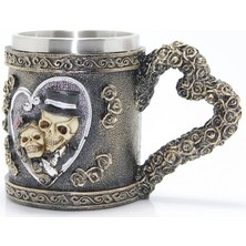 Zenvia Paslanmaz Çelik Kalpli Kupa Bardak ALK1017