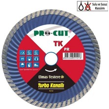 Aesco Procut Tk 115 mm Turbo Kanallı Elmas Testere