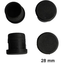 Aesco Yuvarlak Boru Profil Iç Tapa 28 mm 4 Adet