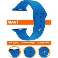  apple watch uyumlu seri 1/2/3/4/5/6/se/7/8/9 - 42/44/45/49mm silikon saat kordonu kayışı app-s05