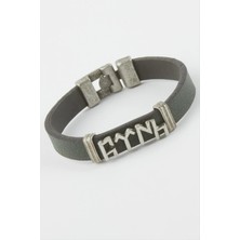 SiHako Türk Yazılı Suni Deri Bileklik