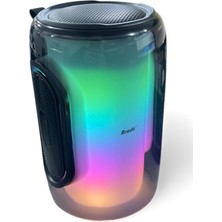 Güzelyüz Avm Pro Süper Bass Işıklı Taşınabilir Kablosuz Hoparlör Bluetooth Fm USB Tf Kart Wireless Ses Bombası