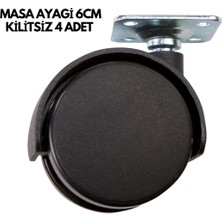 Zero Land Hnrlishp Masa Ayaği 6cm Kilitsiz 4 Adet