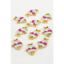 SiHako Balık Tek Kulplu Mineli Bileklik ve Kolye Ucu Aparatı 1 Adet