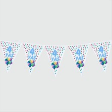 SiHako 10’lu 4 Yaş Üçgen Flama