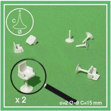 Schulcz 551913 1/50 Ölçek, Bar Sandalyesi-Arkalıklı ve Kollu-Yuva