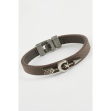 SiHako Ay Yıldız Ok Kaliteli Suni Deri Bileklik