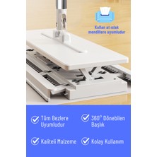 Trawell Akıllı Mop Paleti Otomatik Temizlik Seti - 10 Adet Bez Hediyeli  Otomatik Yengeç Mop,