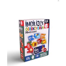 Zoe Ingilizce Öğreniyorum Montessori Eğitici Yapboz Puzzle 3-6 Yaş 52 Pcs