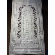 Vinezza Home Collection Lale Desenli Makina Işi Tek Seccade