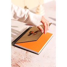 NessiWorld Doğal Ahşap Kapaklı Çizgisiz Defter – Şık ve Dayanıklı Tasarım