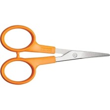 Pazarcan Fiskars 9808 M204 Kavisli Nakış Aplike Makası No: 4 Inç / 10 cm - Paslanmaz Çelik
