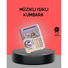 Pazarcan Çocuklar Için Elektronik Şifreli Para Biriktirme Kumbarası Mor