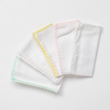 urfakent bilişim ve medya danışmanlık AC24447 Basic 5'li Bebek Ağız Mendili 25X25 cm Pink