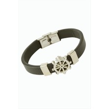 SiHako Çapa Lüks Deri Bileklik