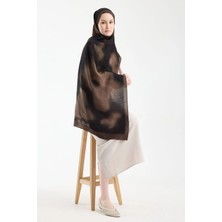 Lavin Scarfs Mist Bloom Koyu Vizon