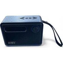 Güzelyüz Avm Işıklı Taşınabilir Kablosuz Hoparlör Bluetooth Fm Radyo Wireless Ses Bombası Solar Şarjlı