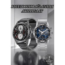 Pazarcan Suya Dayanıklı Dokunmatik Akıllı Saat Bluetooth 5.0, Sesli Asistan ve Sağlık Takibi