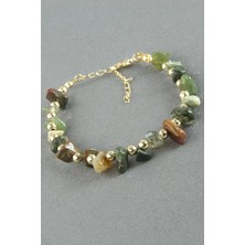 SiHako Hint Akik Kırık Doğaltaş Bileklik