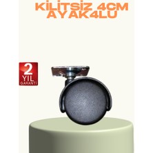 Zero Land Hnrlishp Kilitsiz Mini Tekerlek Ayak 4 cm 4’lü Set Kolay Montaj