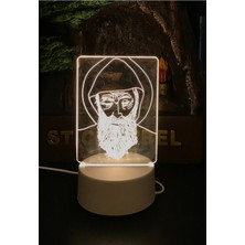 Allians 3D LED Işıklı Silinebilir Yazı Mesaj Tahtası Gece Lambası