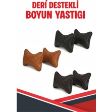 Peugeout 508 Uyumlu Araç-Oto Deri Boyun Destek Yastığı