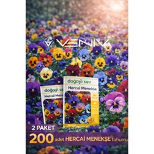 Veniv 200 Adet Hercai Menekşe Tohumu - 2 Paket