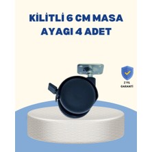 Zero Land Hnrlishp Kilitli Mobilya Tekerleği 6 cm 4’lü Kolay Kurulum