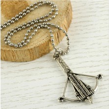 SiHako Ok Figürlü Metal Kolye