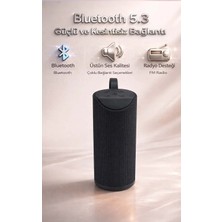 FaroxTech Taşınabilir Bluetooth Hoparlör - Yüksek Ses Kalitesi, Fm Radyo & Çoklu Bağlantı Desteği
