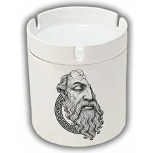 Sartre Art  Felsefe Serisi Tasarımlı Hediyelik Kokusuz Söndür At Küllük Kül Tablası