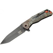 Pazarcan Bağcıklı Çakı 21,5 cm Yarı Otomatik , Kemerlikli